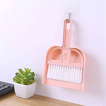 Set of Mini Hand Brush & Dustpan for Table Cleaning