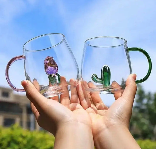 Creative 3D Glass Water Mug