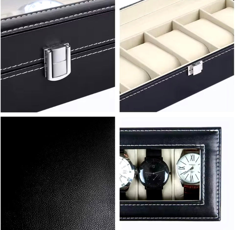 Leather Watches & Bracelets Storage Box