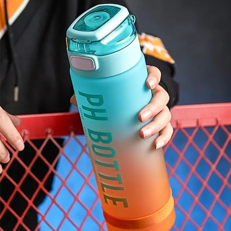 1L PH Water Bottle, Portable Gym Fitness