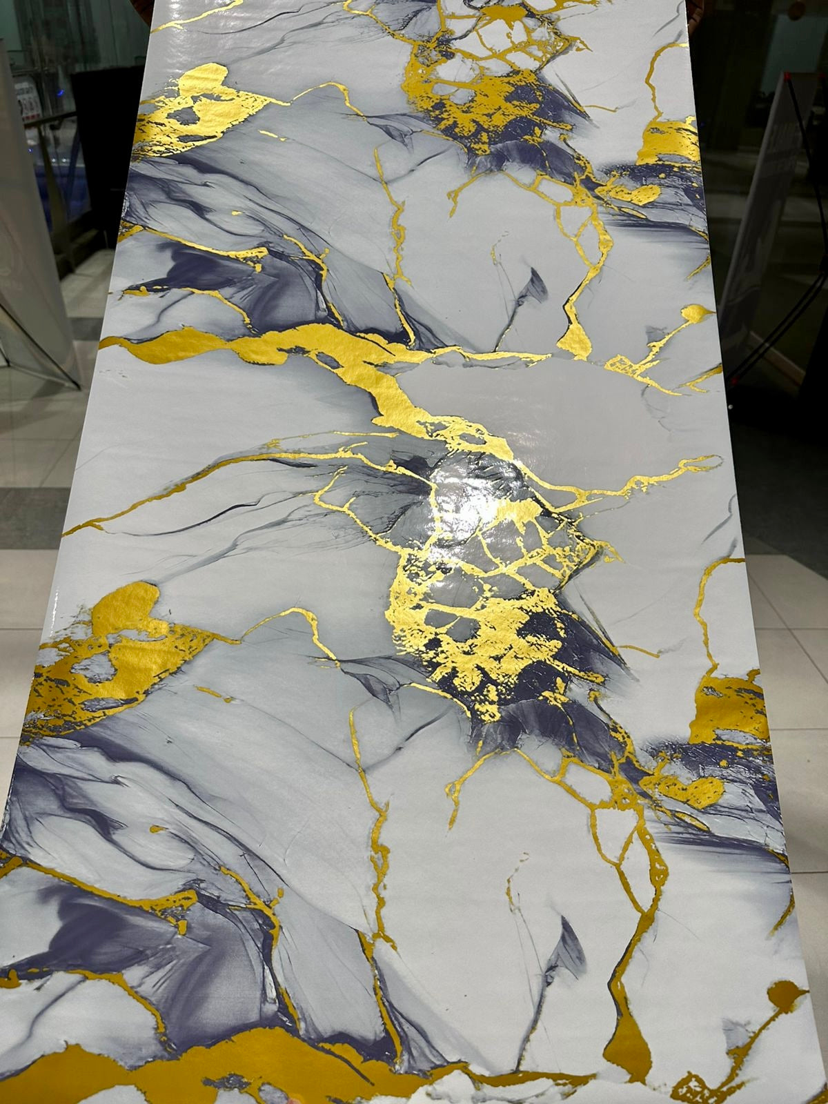 Wall Adhesive Marble Sheets for Home Decoration (60cm*2m)