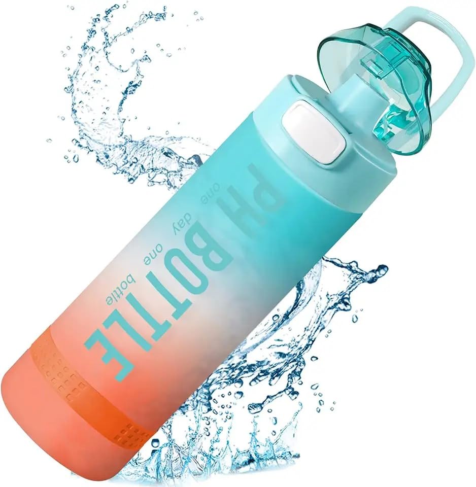 1L PH Water Bottle, Portable Gym Fitness