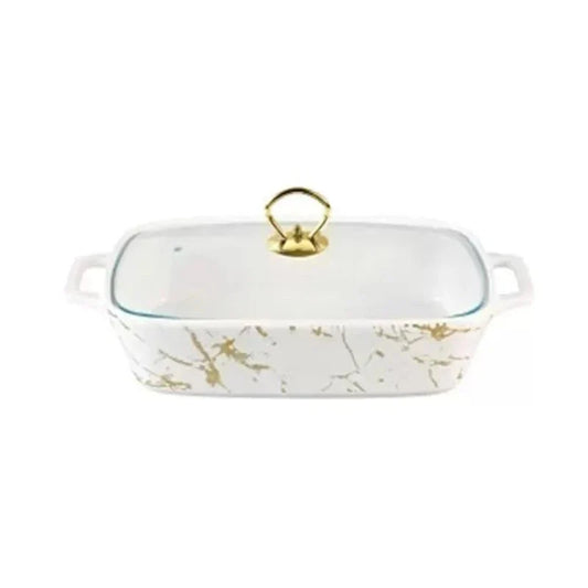 Rectangular Burner Dish With Lid 12"