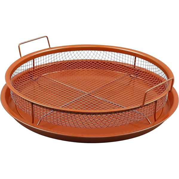 Nonstick Round Crisper Tray