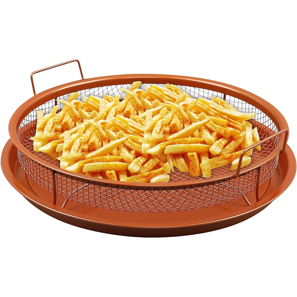 Nonstick Round Crisper Tray