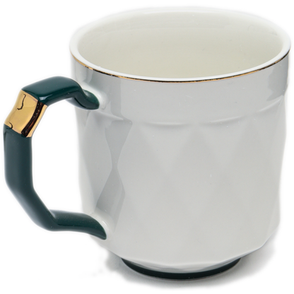 طقم شاي سيراميك مع صينية