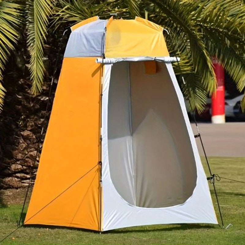 1pc Privacy Shower Tent Outdoor Waterproof Changing Room Shelter For Camping Hiking Beach, Outdoor Beach Tent with Detachable Support Pole and Carry Bag