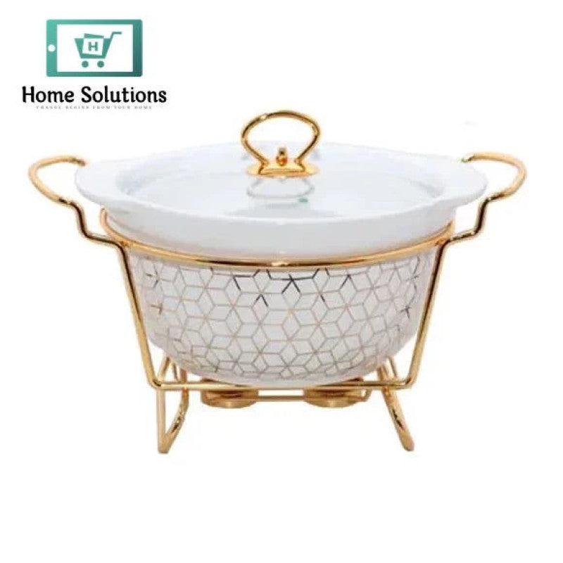 Brilliant 10.5-Inch Round Casserole Dish – Food Warmer & Server