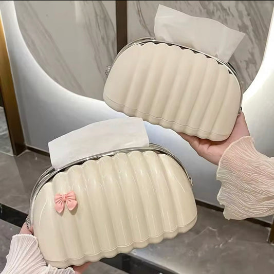 Shell Bow Tissue Box