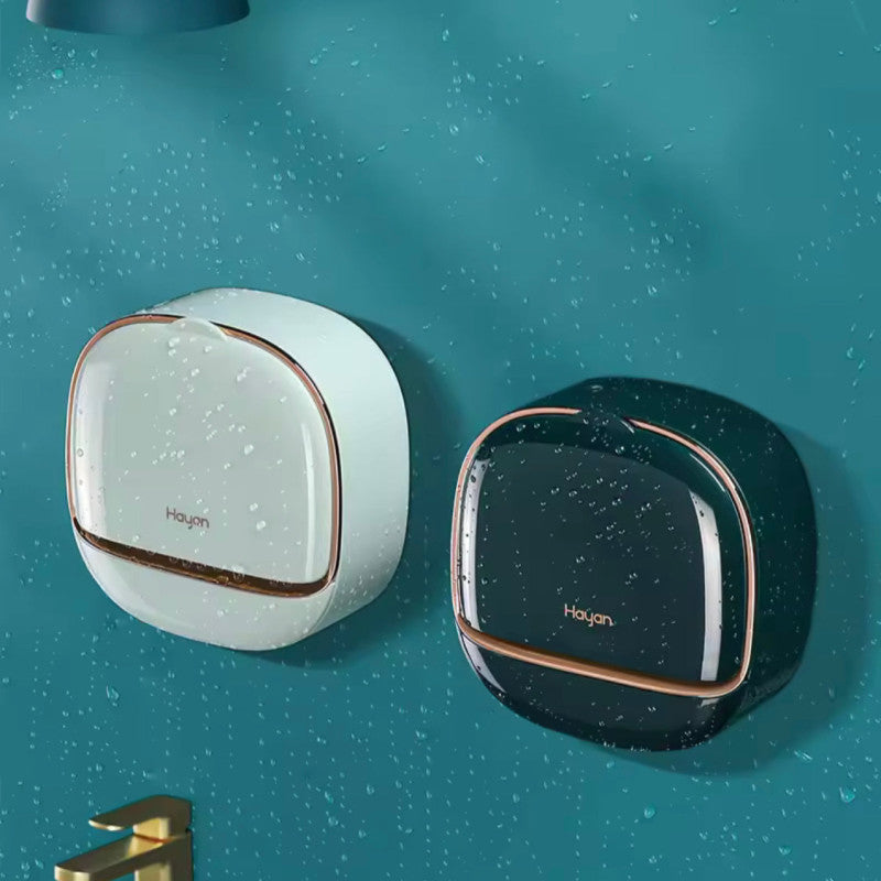 Wall Mounted Soap Box With Flip Cover