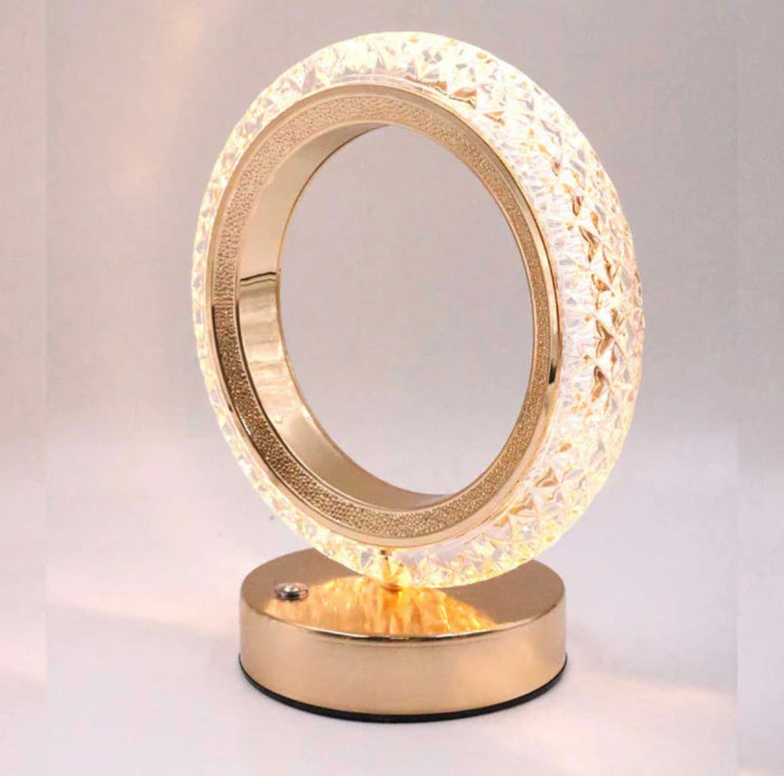 Round Shape Crystal Table Lamp