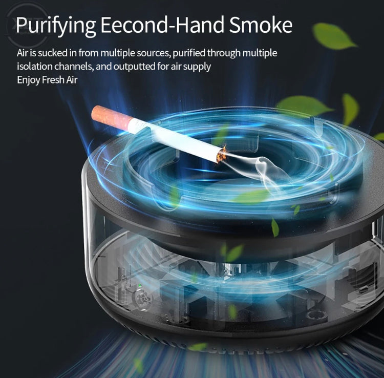 Anti-smoke Ashtray Air Purifier Portable Anti-odor Smokeless Ashtray