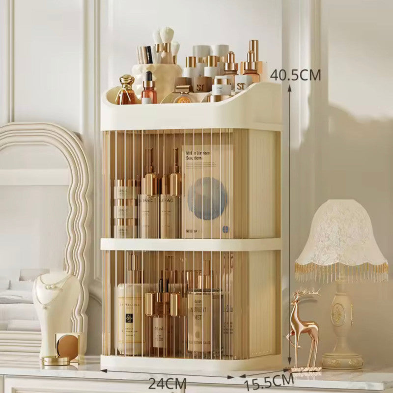 Large Capacity Makeup Storage Box | Dust Proof Cosmetics Organizer