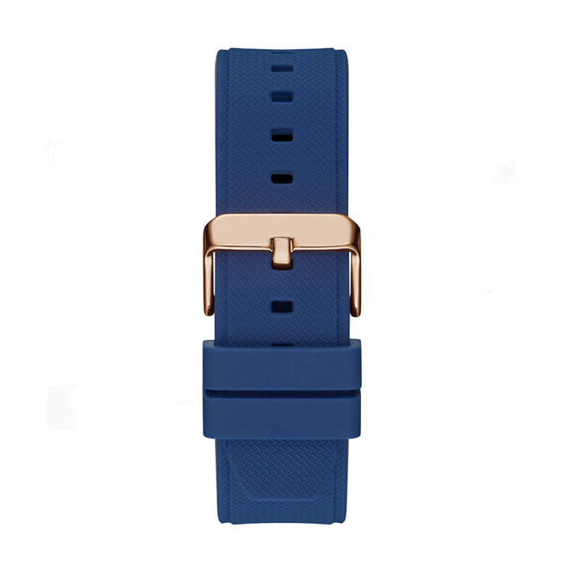 Guess Men’s Quartz Blue Silicone Strap Blue Dial 46mm Watch GW0334G3