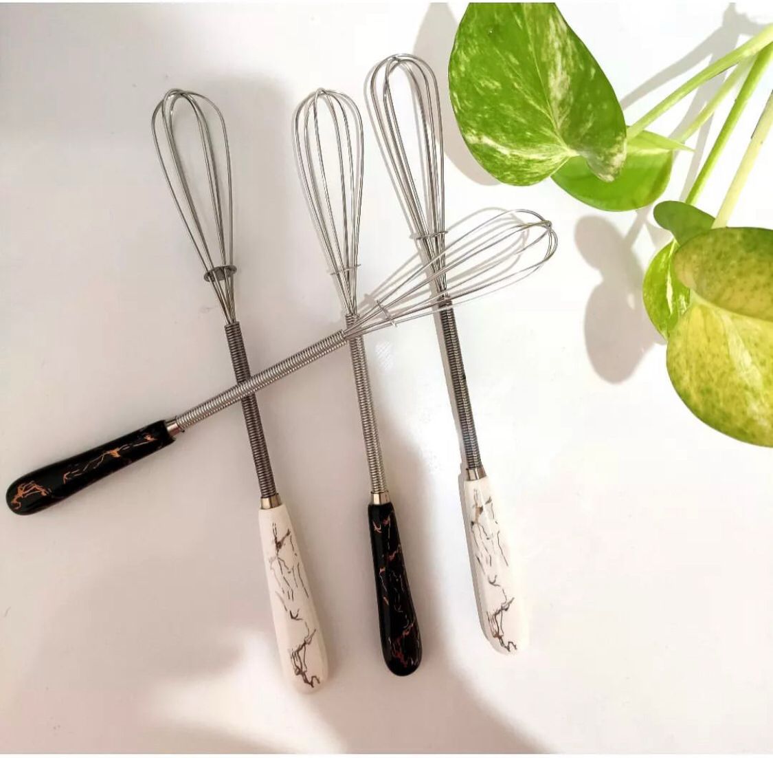 Mini Stainless Steel Egg Whisker Perfect for Blending & Stirring