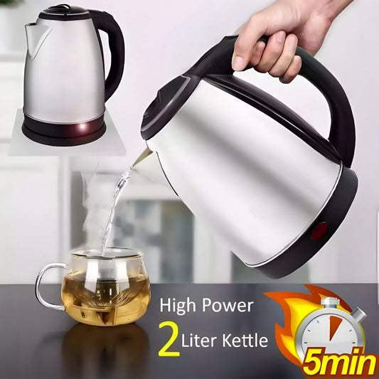 2 Litre Stainless Steel Kettle for Travelling