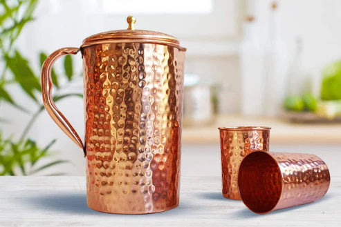 Hammered Copper Jug