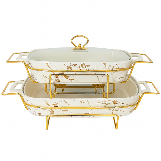 Porcelain Rectangle Burning Dishes