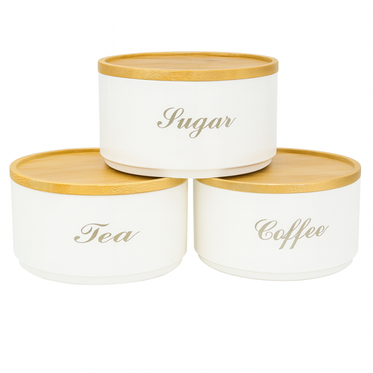3 Pcs Round Tin Box Set