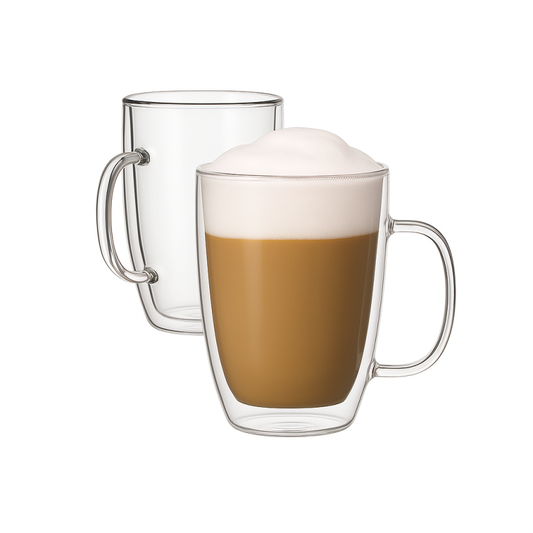 Double Wall Glass Cup – 2 Pcs (150ml)