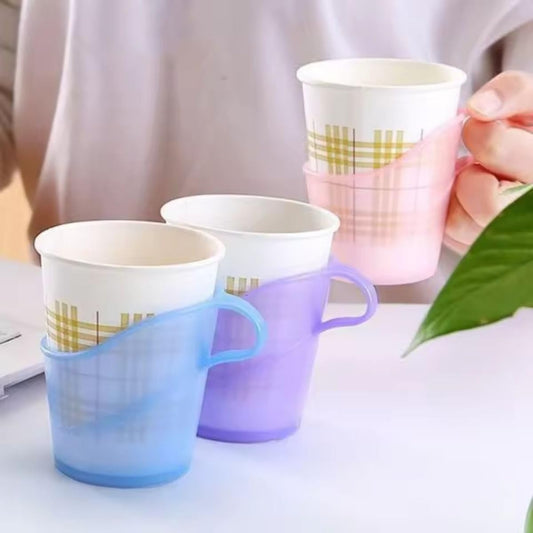 (Pack Of 6) Beverage Holder Coffee Cup Holder, Plastic Cup Stand for Hot Tea, Coffee