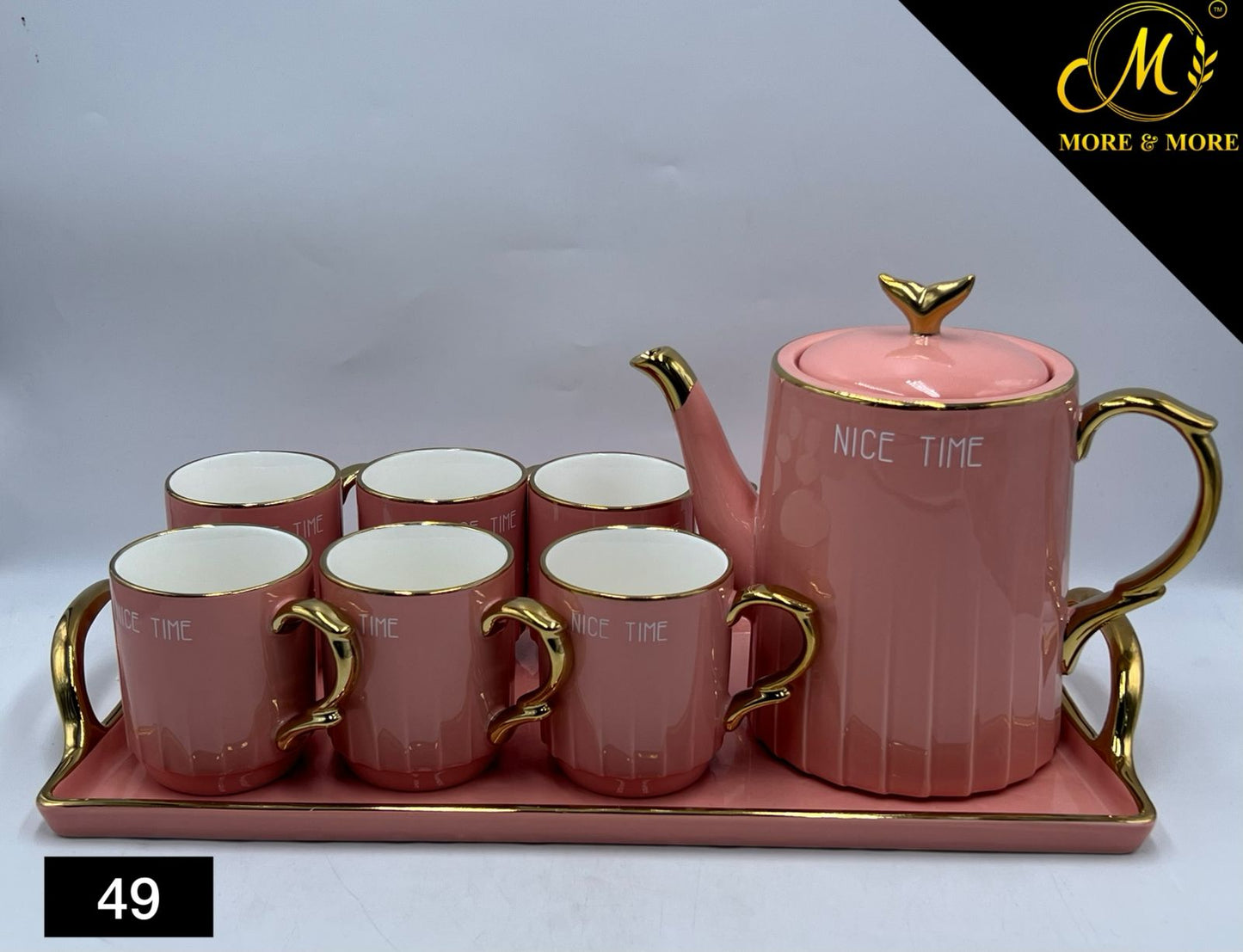 9-Pcs Ceramic Coffee Set | Design No 49