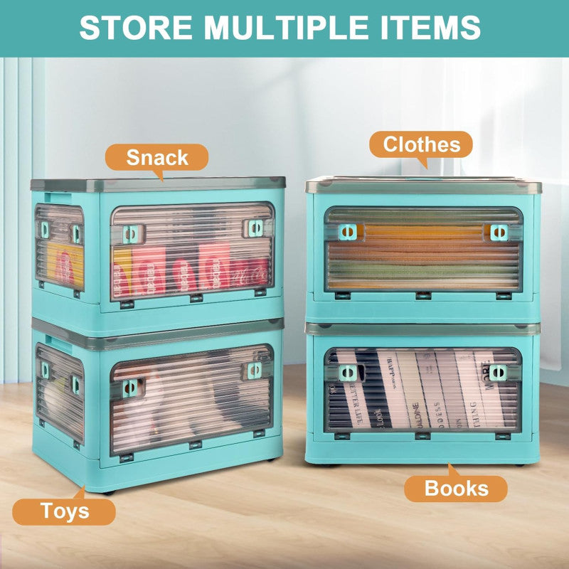 صناديق تخزين قابلة للطي ومتعددة الوظائف مع غطاء وصندوق تخزين قابل للطي بغطاء 