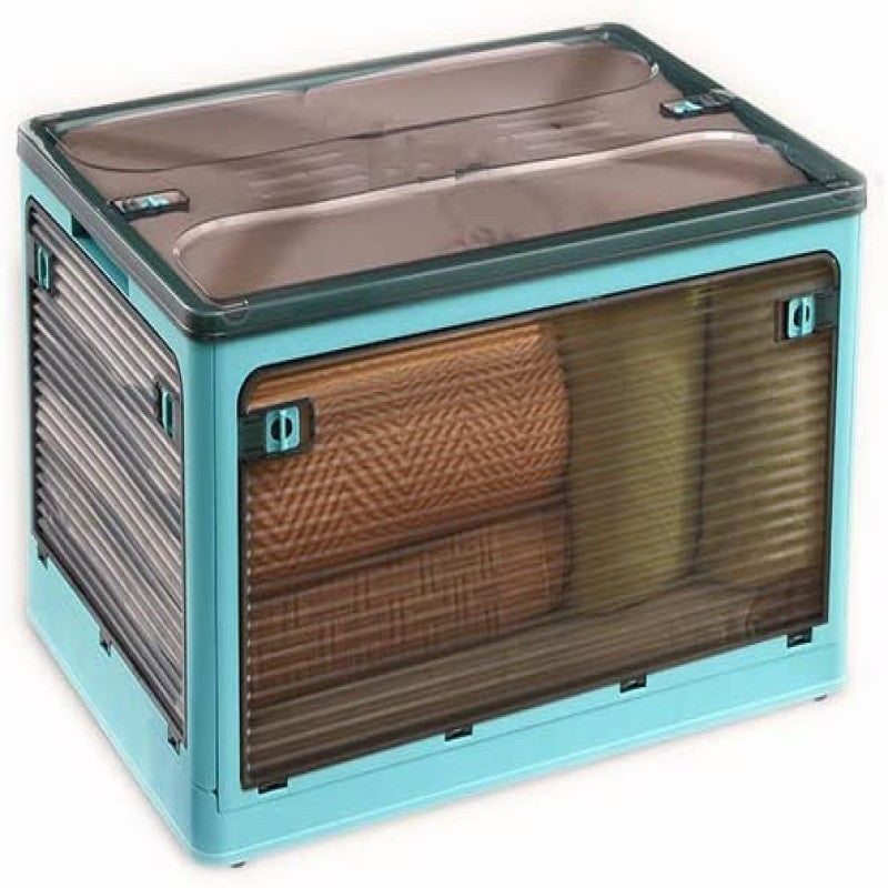 صناديق تخزين قابلة للطي ومتعددة الوظائف مع غطاء وصندوق تخزين قابل للطي بغطاء 