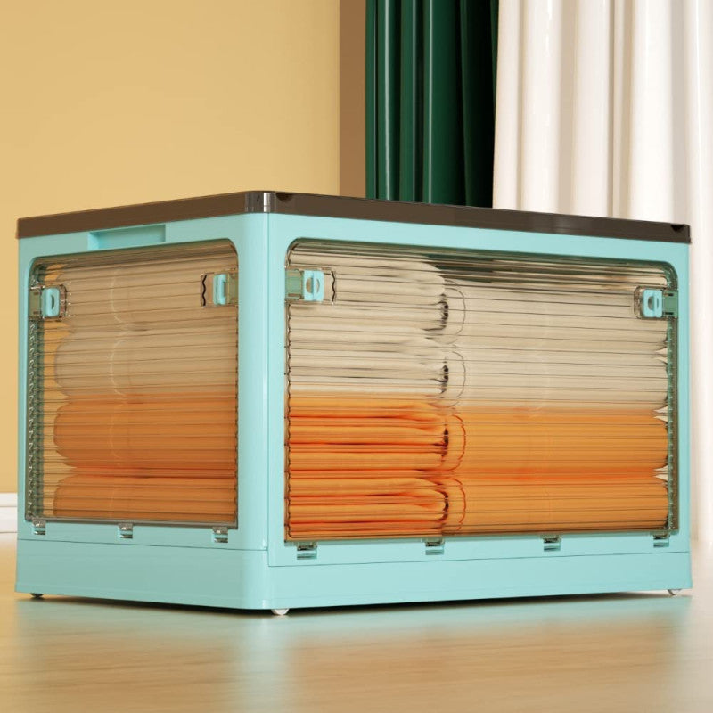 صناديق تخزين قابلة للطي ومتعددة الوظائف مع غطاء وصندوق تخزين قابل للطي بغطاء 