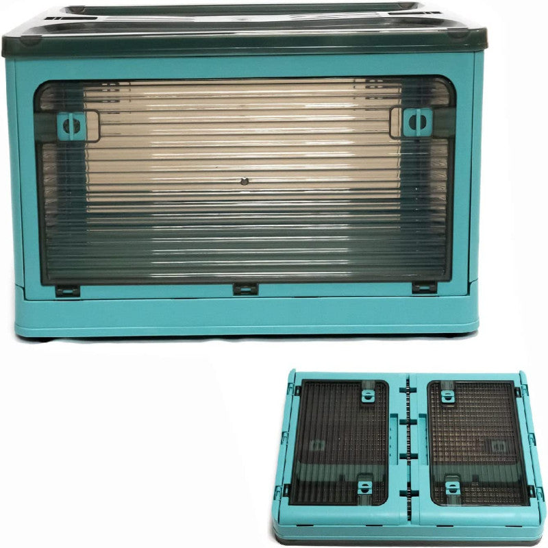 صناديق تخزين قابلة للطي ومتعددة الوظائف مع غطاء وصندوق تخزين قابل للطي بغطاء 