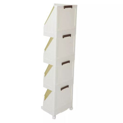 Corner Storage Cabinet Shelf for Bedroom Home