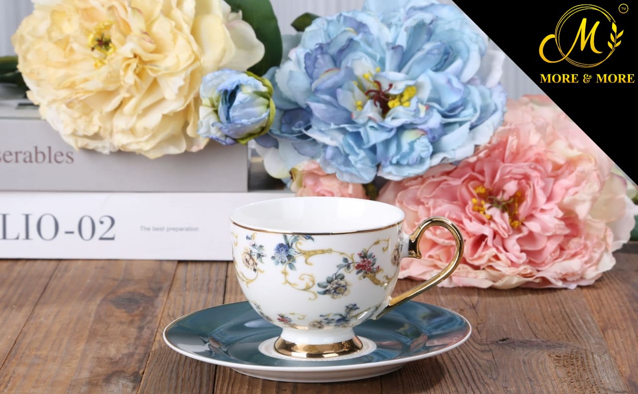 Johnson Bros Inspired Cup & Saucer Set – Design : DS-124