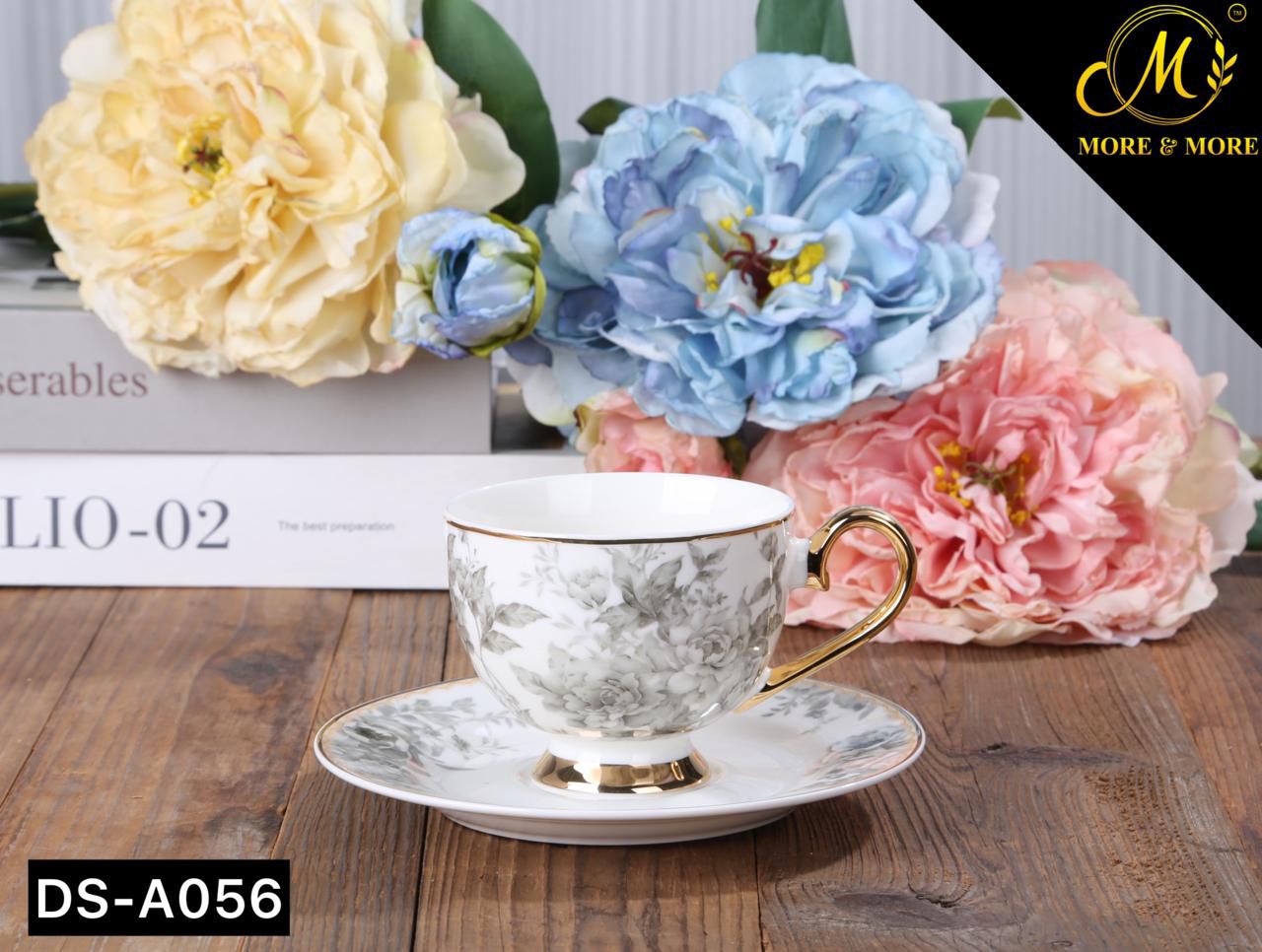 Johnson Bros Inspired Cup & Saucer Set – Design : DS-A056