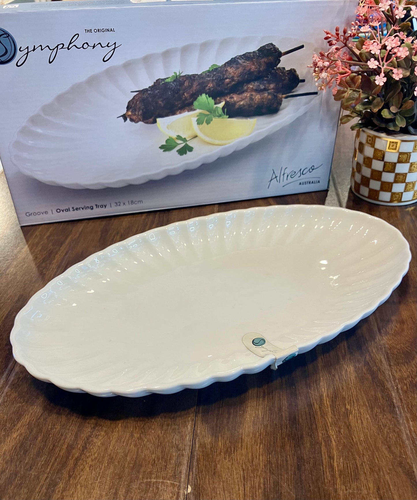 Symphony Oval Serving Platter 1Pcs