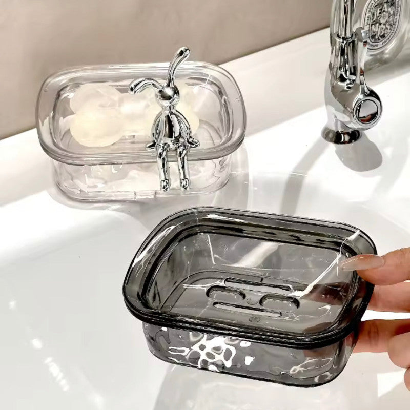 Rabbit Decor Soap Box, Bathroom Soap Dish, Bathroom Kitchen Sink Countertop Soap Box, Bathroom Accessories