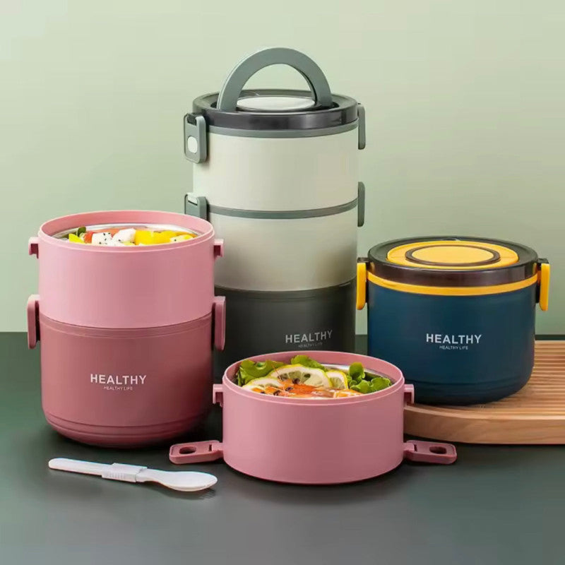 Stainless Steel Bento Lunch Box | Food Storage Container for Outdoor Use