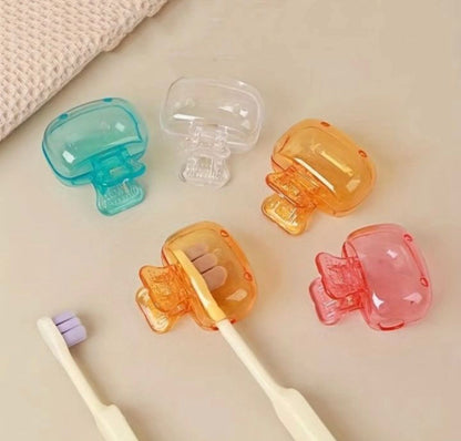 10 Pcs Travel Portable Toothbrush Head Cover