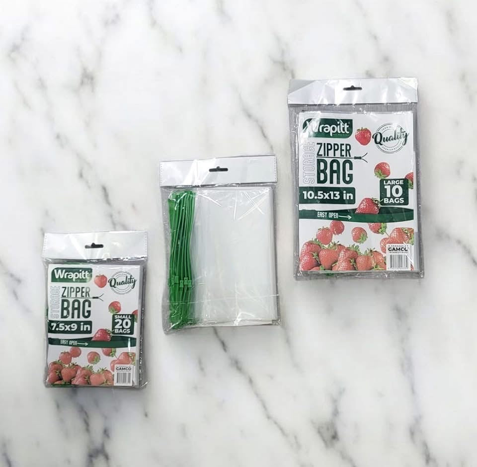 Wrapitt Zipper Storage Bags