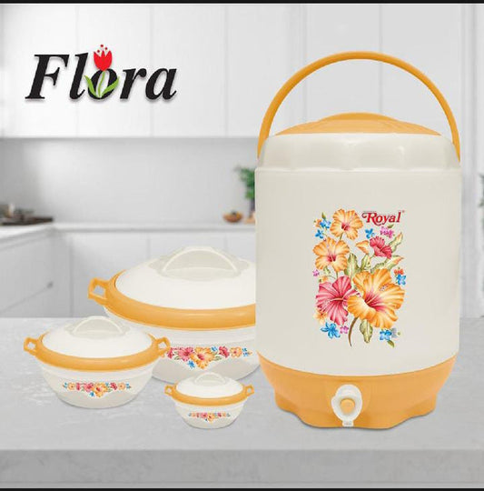 4 Pcs Hotpots & Cooler Set