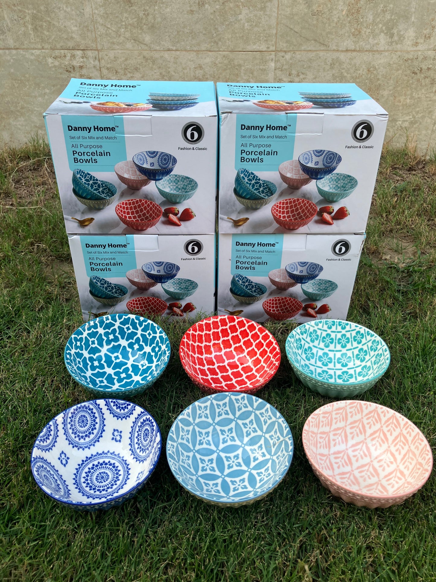 Danny Home Multicolour Bowl 6 Pcs