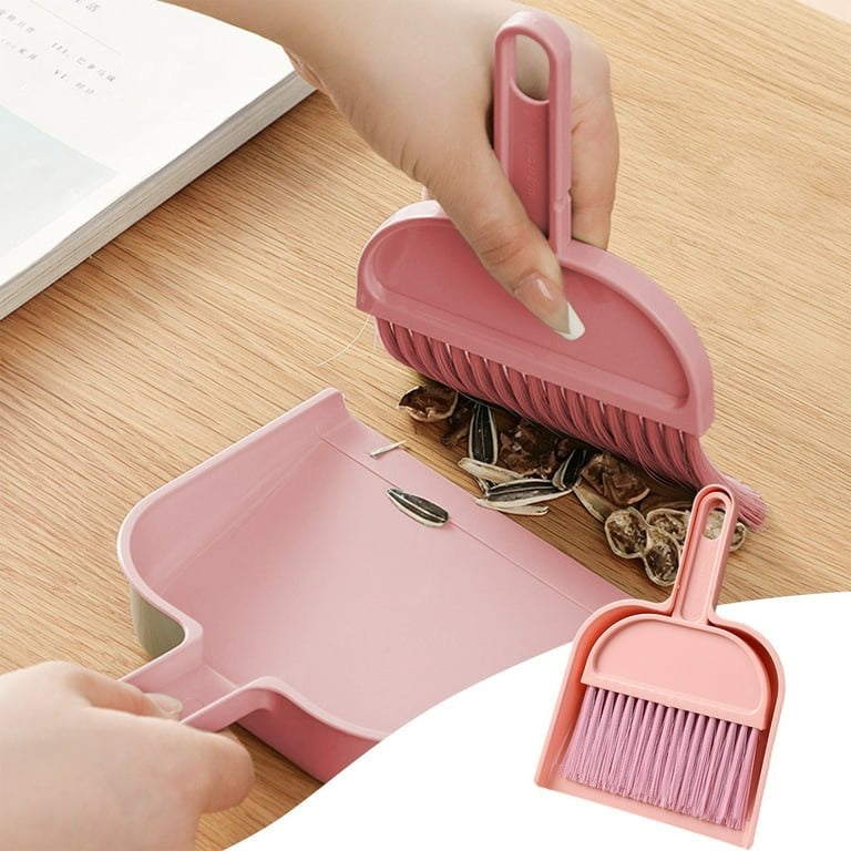 Set of Mini Hand Brush & Dustpan for Table Cleaning