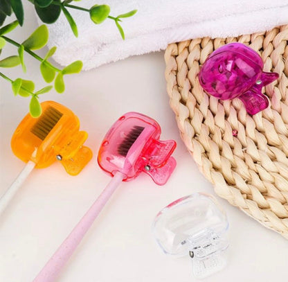 10 Pcs Travel Portable Toothbrush Head Cover