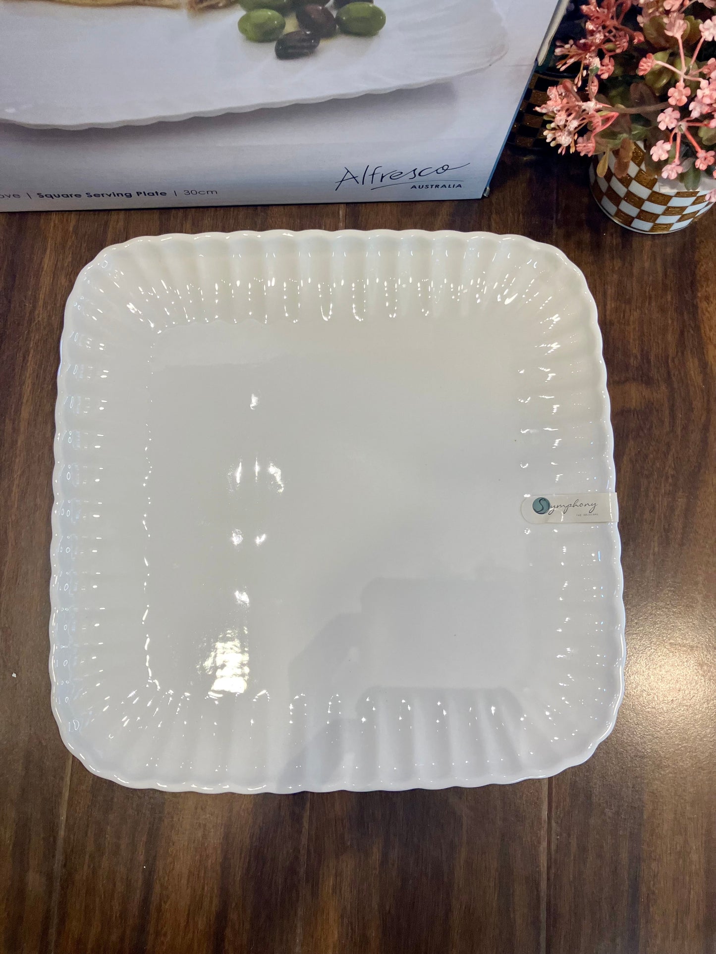 Symphony Square Serving Platter 1Pcs