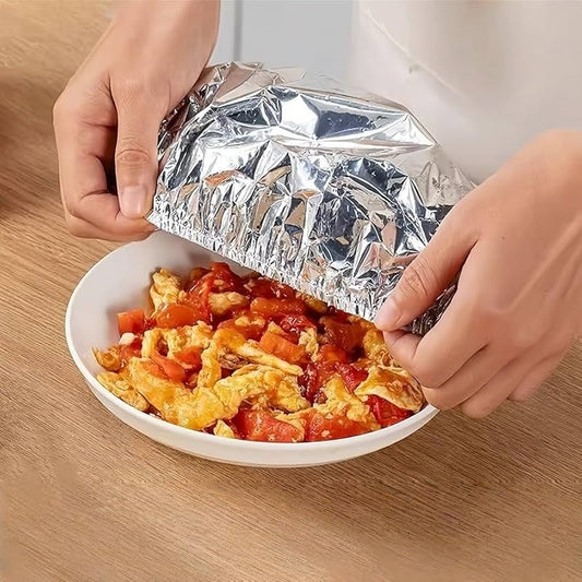 FreshWrap Reusable Aluminium Food Covers (10 Pcs)