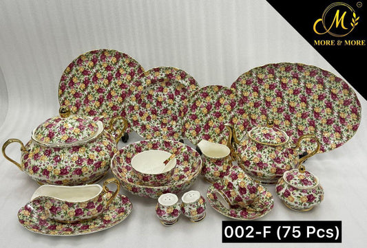 Royal Albert Style Dinner Set – Design : 002-F