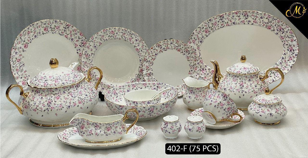 Royal Albert Style Dinner Set – Design : 402-F