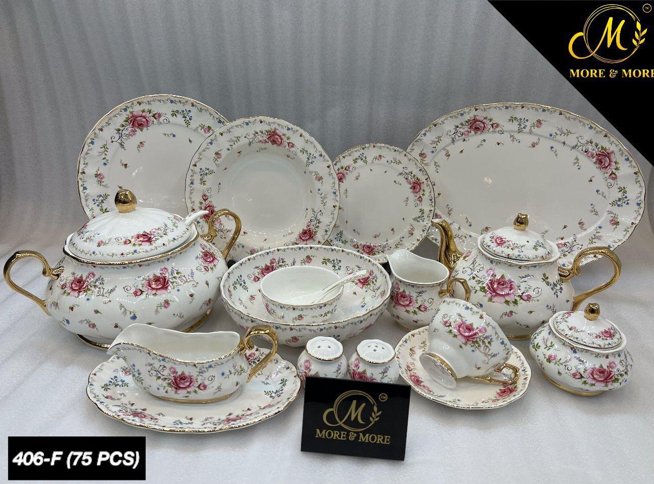 Royal Albert Style Dinner Set – Design : 406-F