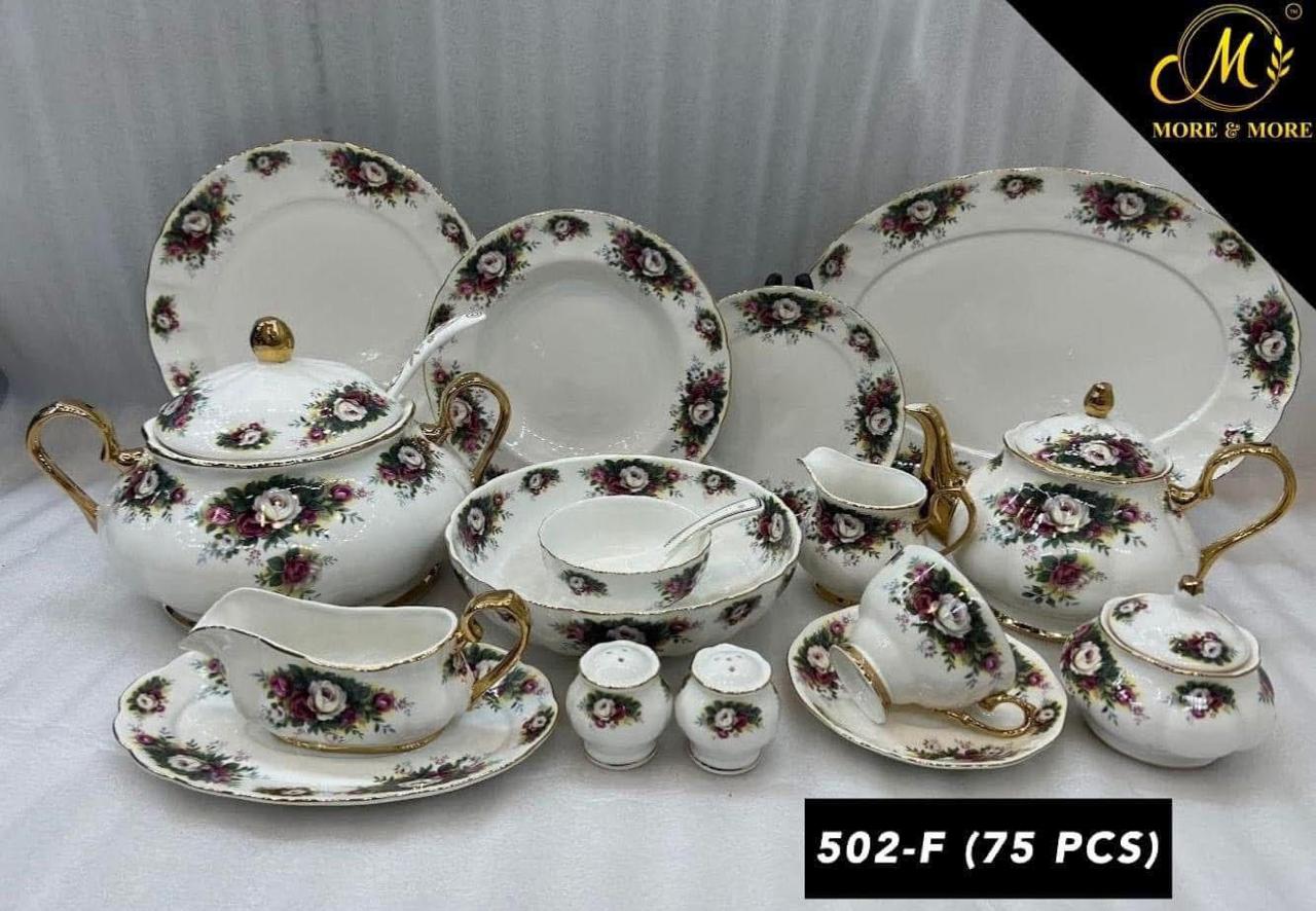 Royal Albert Style Dinner Set – Design : 502-F