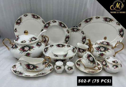 Royal Albert Style Dinner Set – Design : 502-F