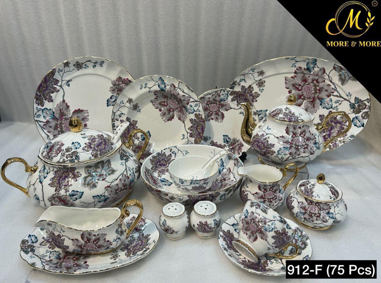 Royal Albert Style Dinner Set – Design : 912-F
